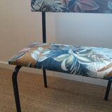 School bench flowers