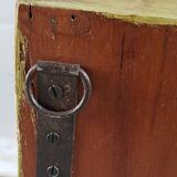 Old window - teak wall shelf