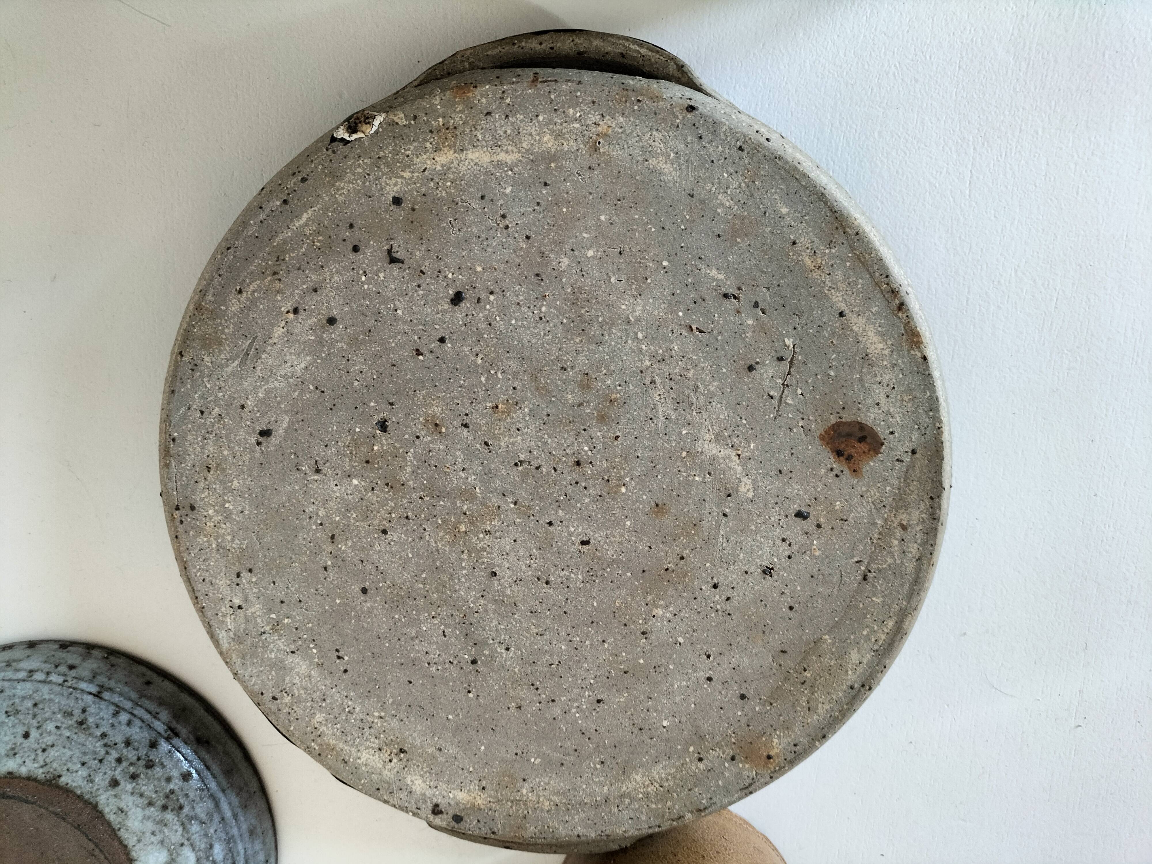 Stoneware service Puisaye – breakfast set - 7 pieces