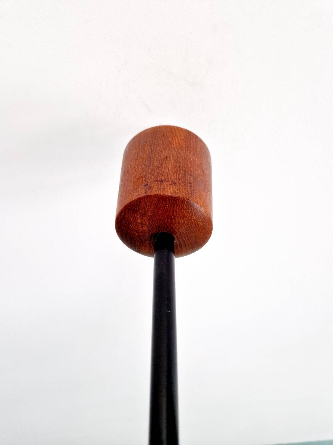 Large Scandinavian teak chandelier, Uno & Östen Kristiansson, 1960