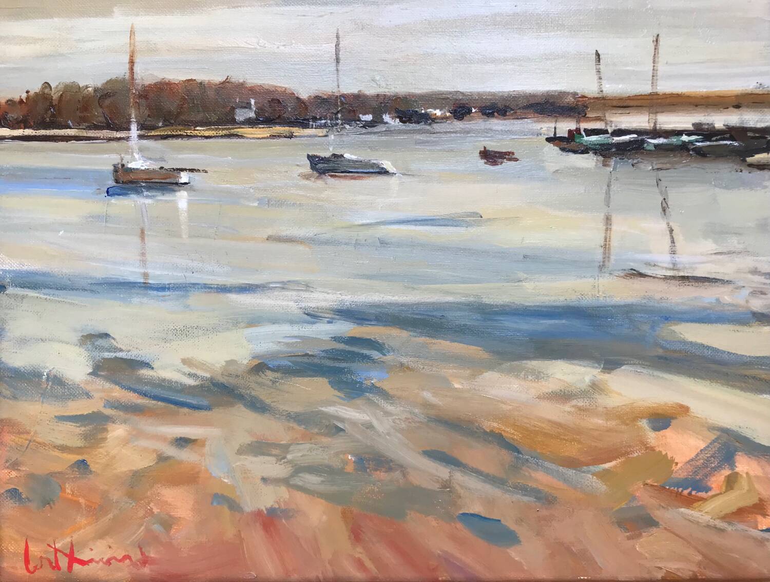 Pierre lorthioir. cap coz. oil on canvas.