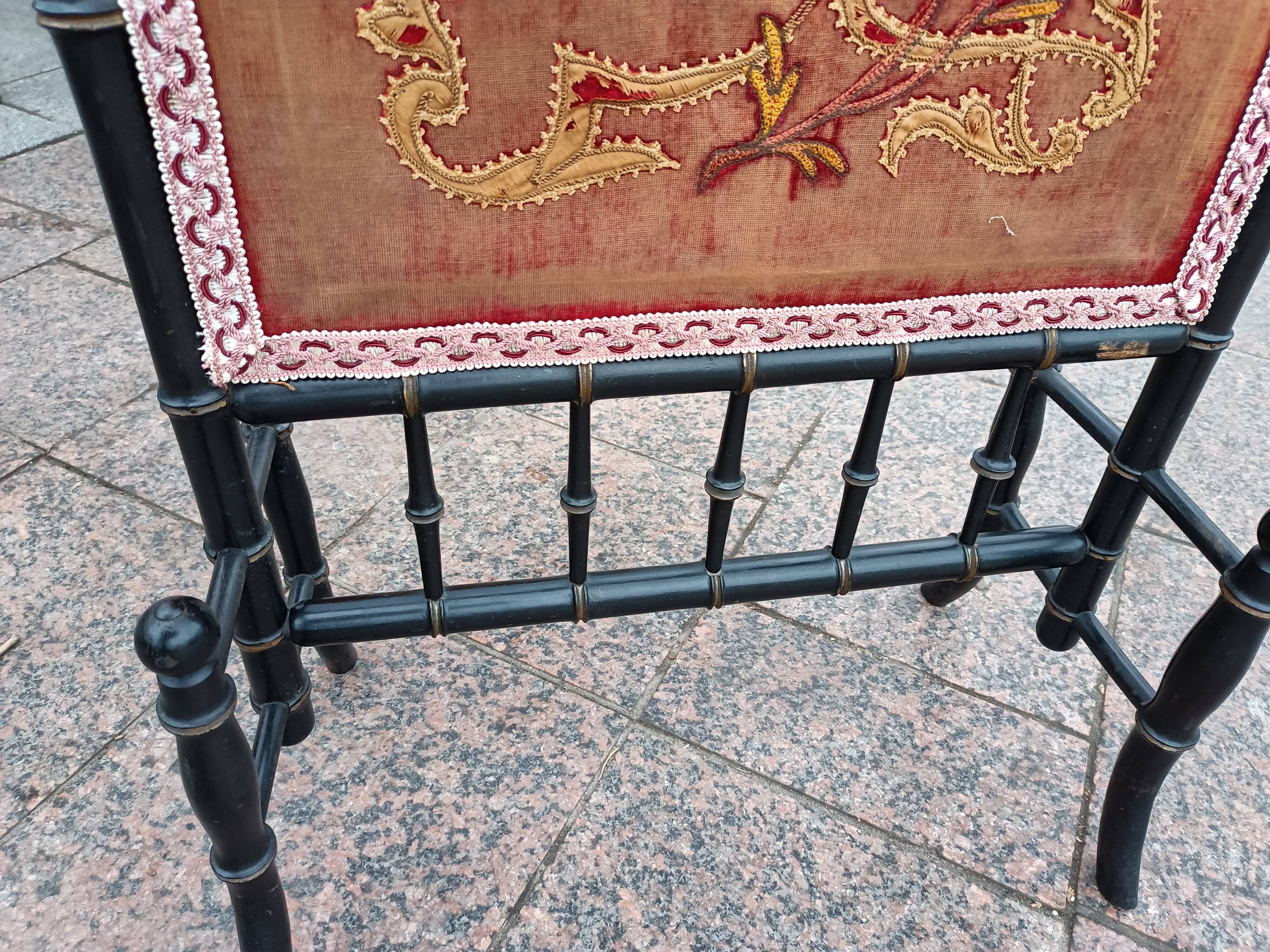 Old blackened wood Napoleon III era