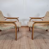 Pair of armchairs by Drevopodnik Holesov