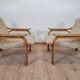 Paire de fauteuils par Drevopodnik Holesov