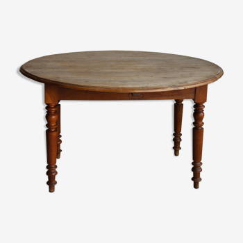 Table ronde demi lune