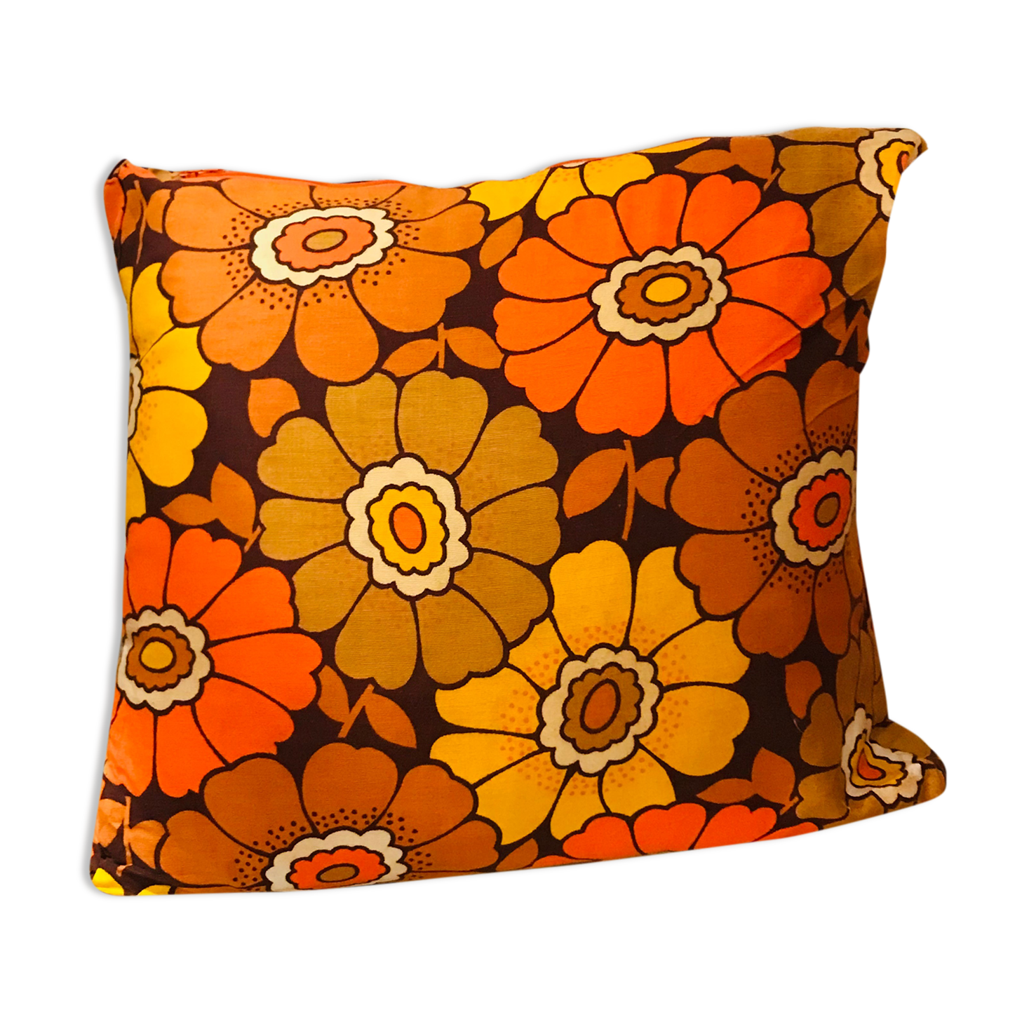 Flower cushion 70s