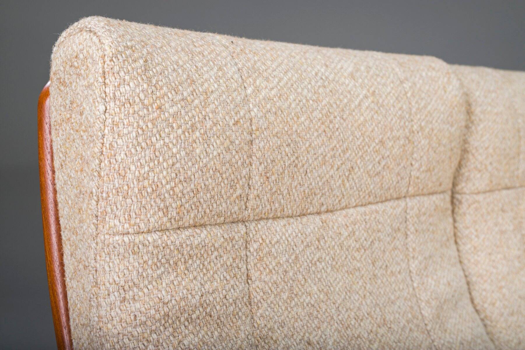 Mid-century modern Danish three-seater teak sofa, 1960s