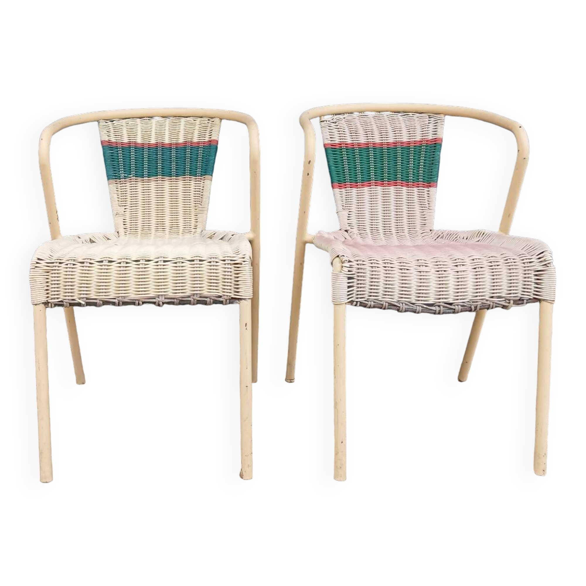 Scoubidou chairs x2