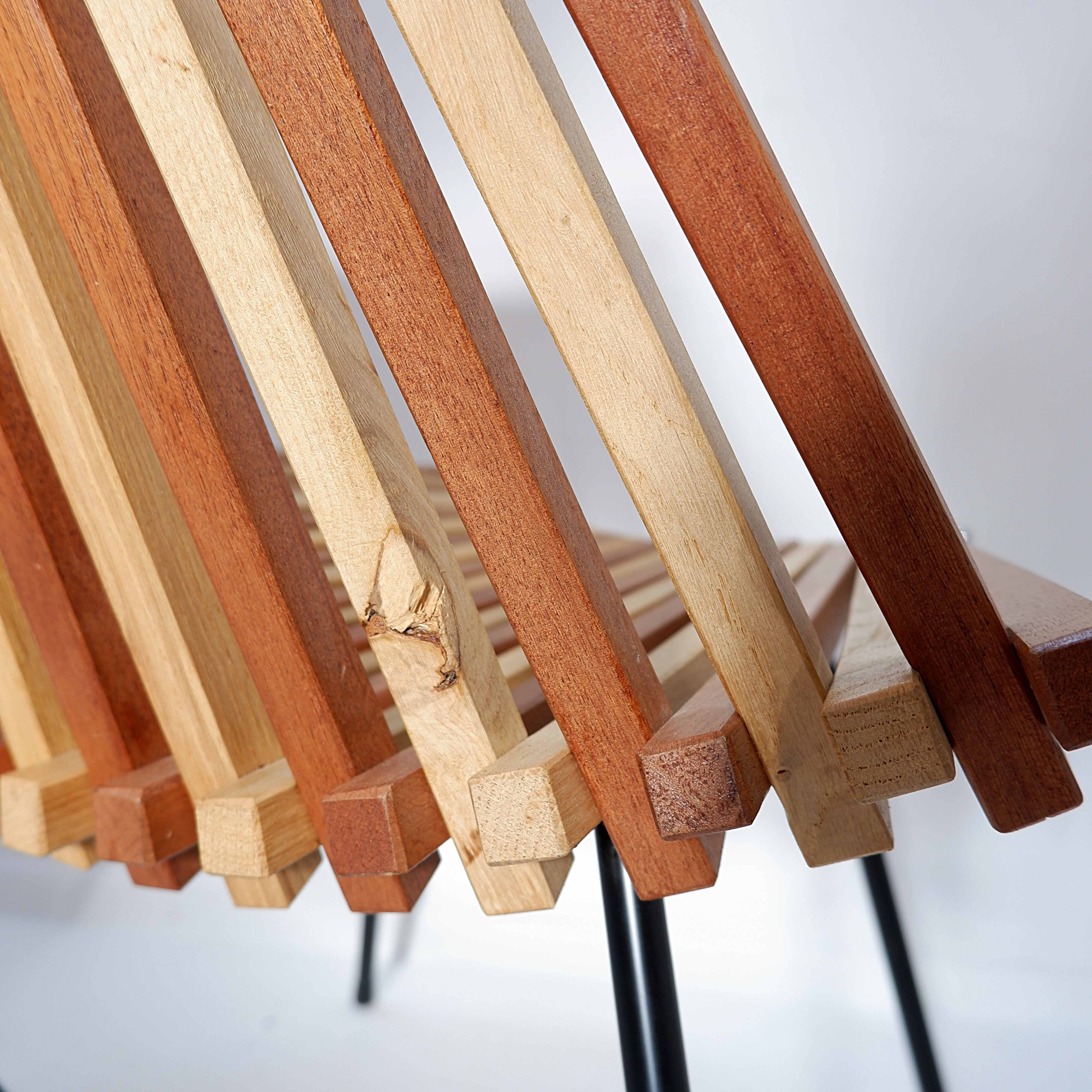 "Slats" chair in the style of Mod. 218 by Dirk Van Sliedregt for Rohé