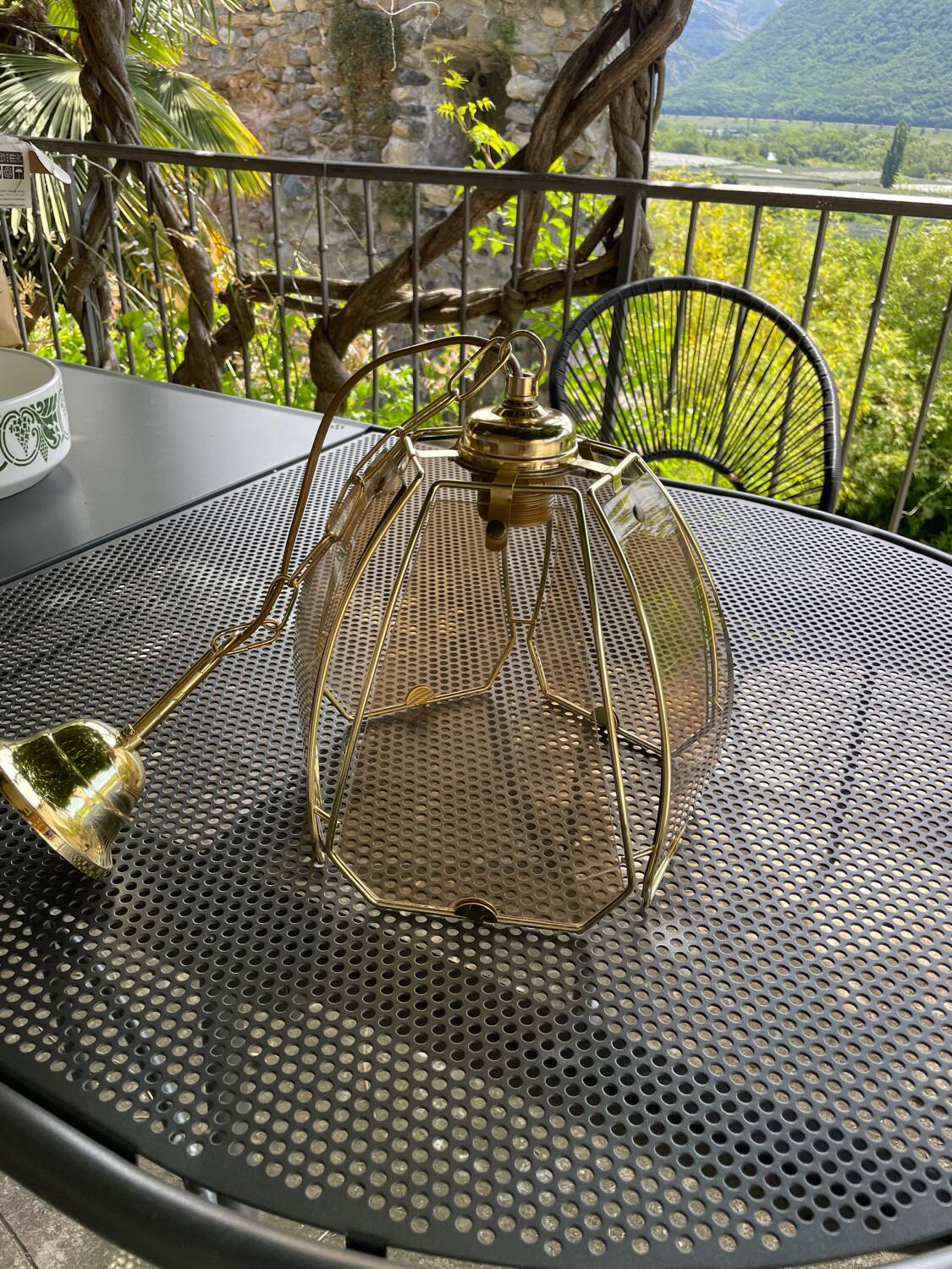 Vintage pendant lamp from the 70s