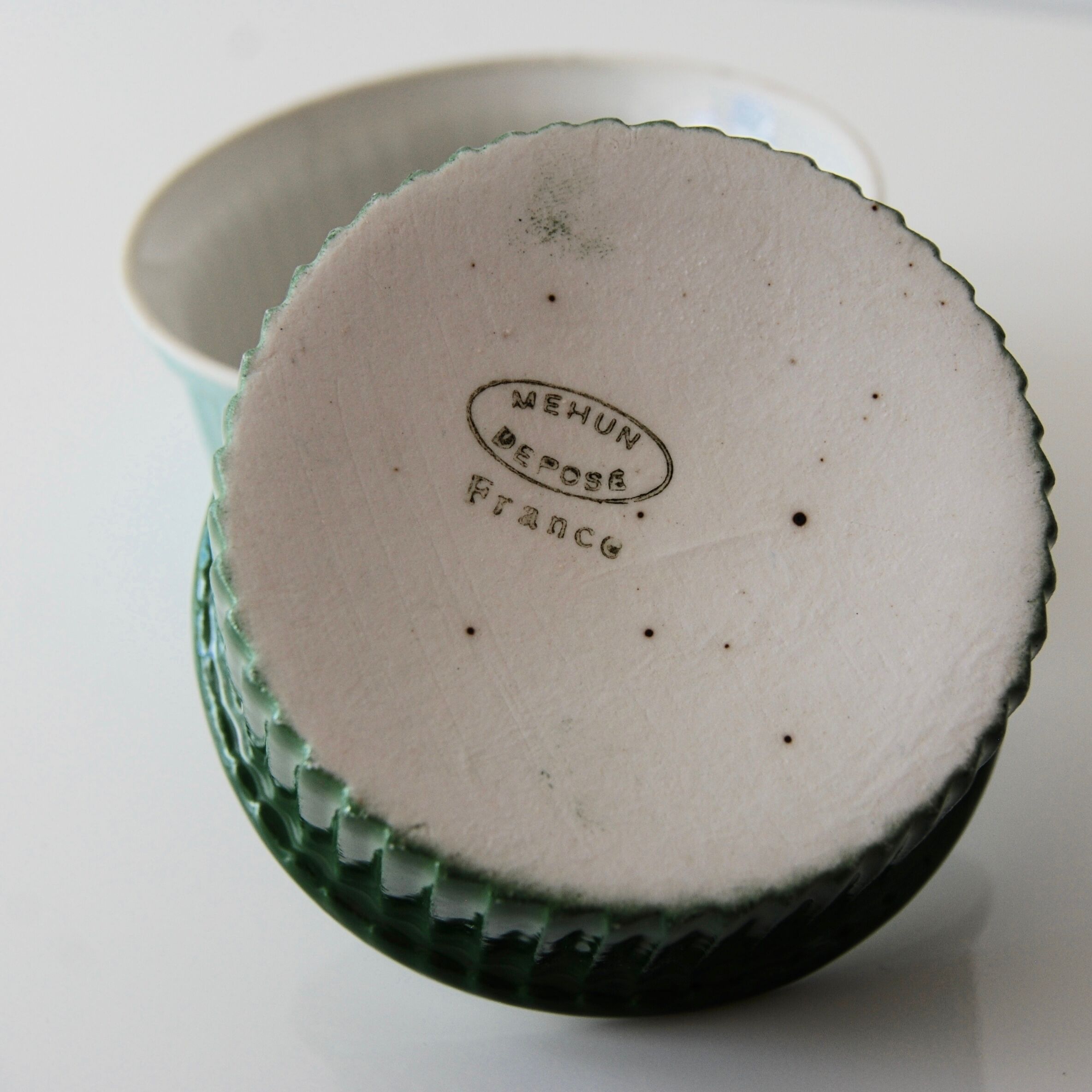 Green set of ramekins