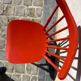 Brick red Baumann chair