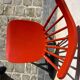 Brick red Baumann chair