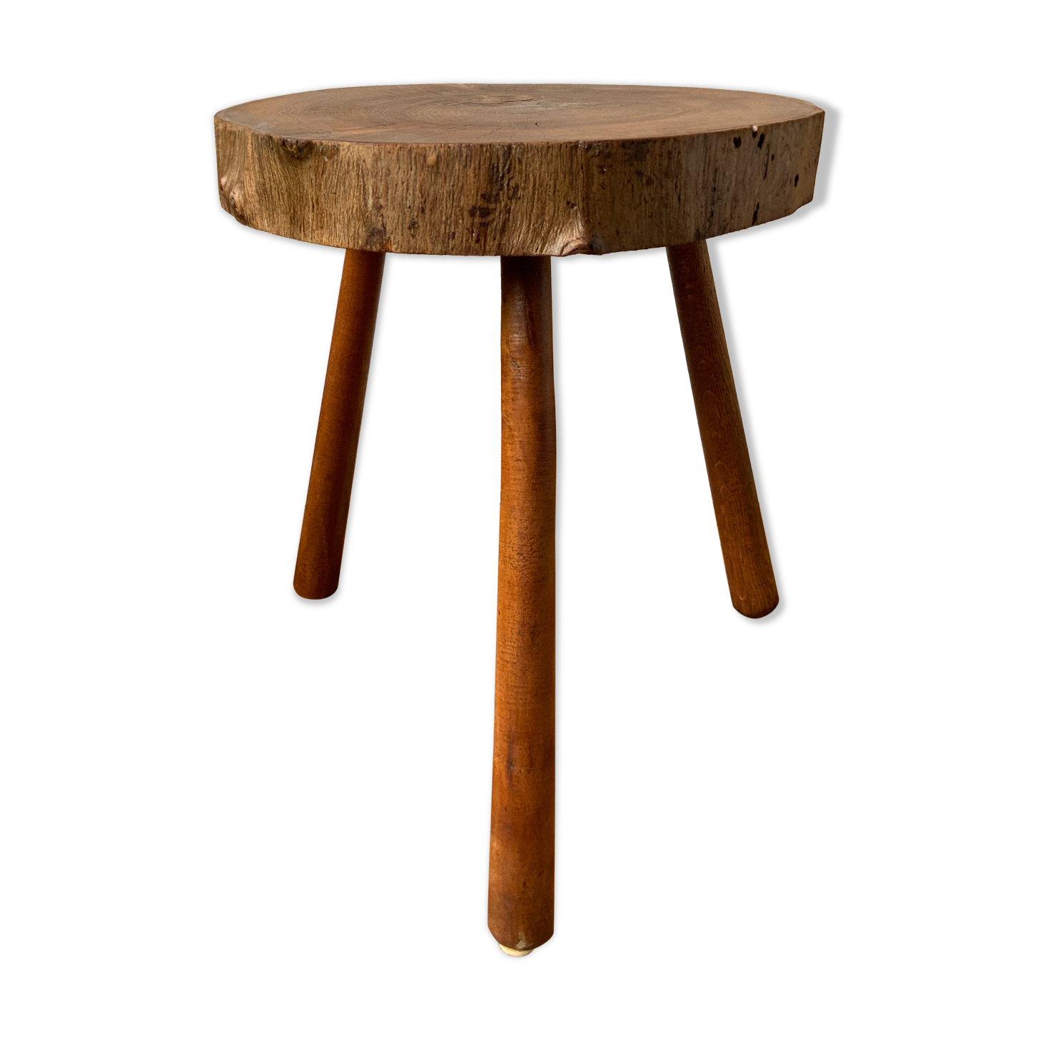 Brutalist tri-pod stool