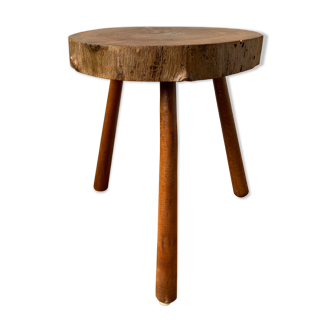 Tabouret tri-pode brutaliste