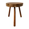 Tabouret tri-pode brutaliste