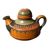 Ceramic teapot kmk manuell west-germany 70s, lima décor