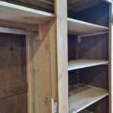 Restored late 19th-century pitch pine wardrobe