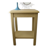 Yellow art deco console