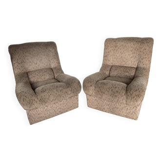 Paire de fauteuils vintage