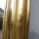 Old gilded wooden mirror in the Napoleon III style, 83x138cm