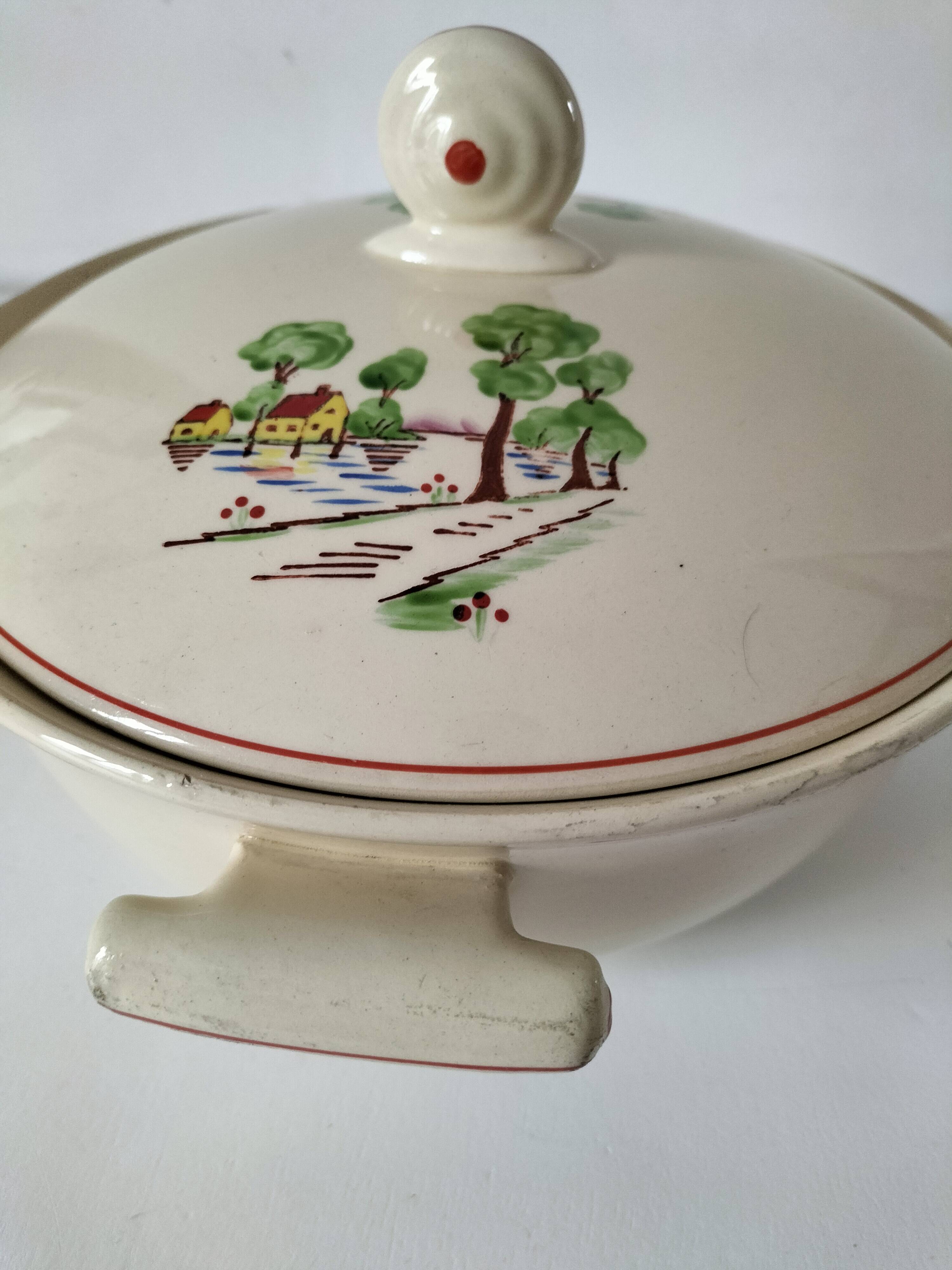 Old vegetable dish Moulin des Loups Orchies decoration My Countryside