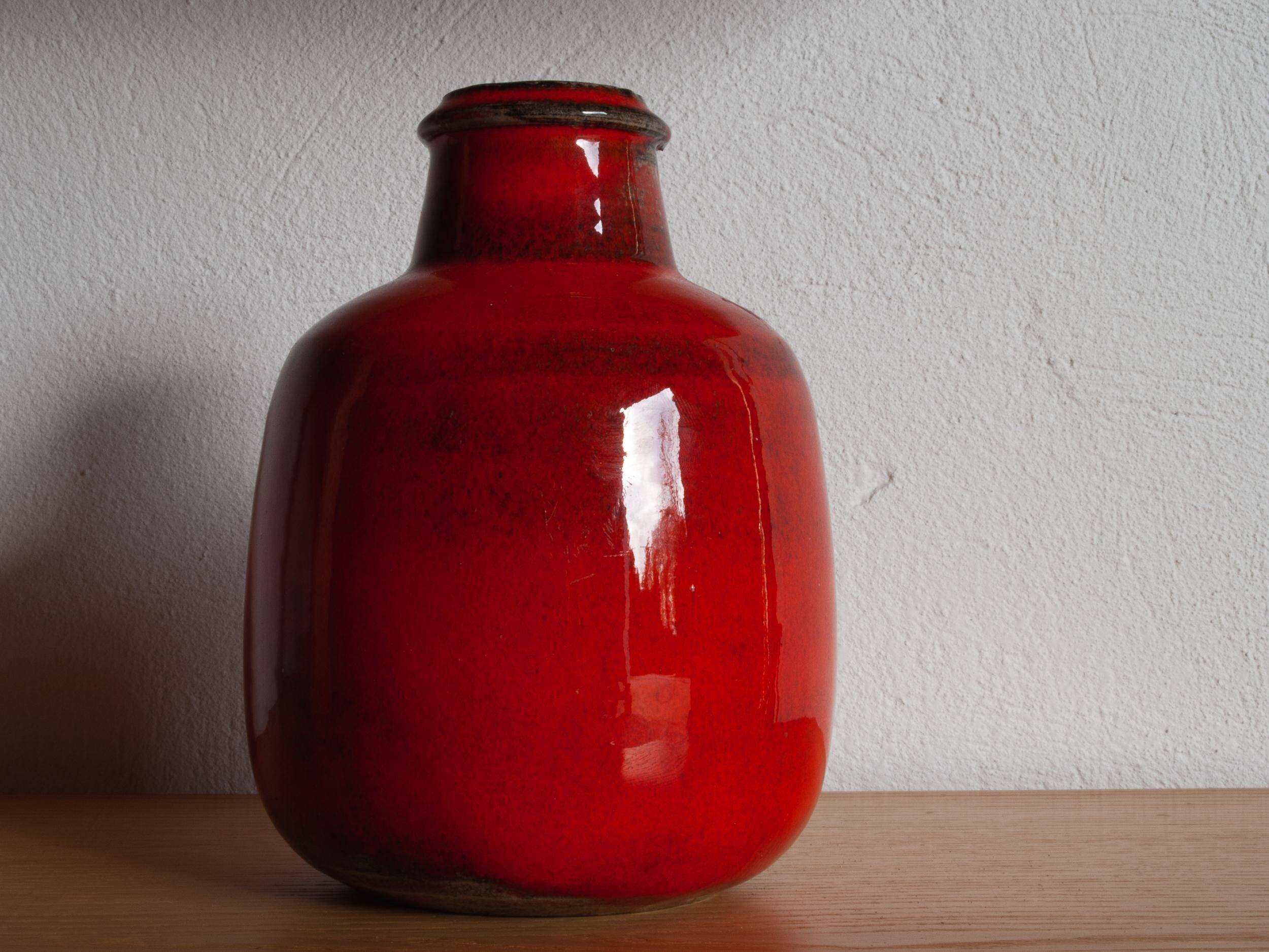 Danish ceramic vase by Niels Kähler for Hak, 1960s