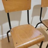 Set of 2 school chairs