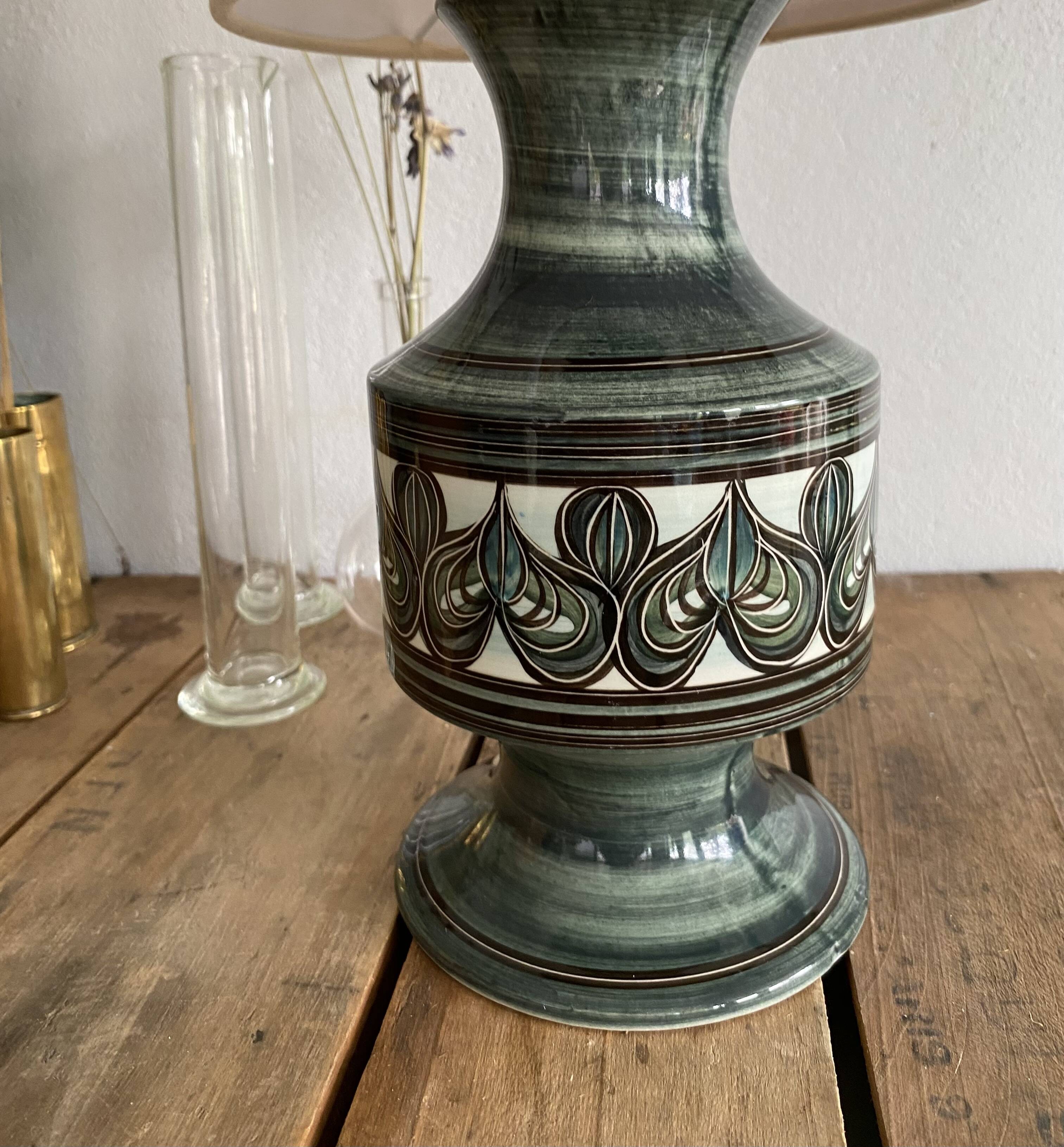 Swedish lamp, 2m fabric cable, fabric lampshade