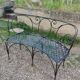 Banc de jardin en fer ancien