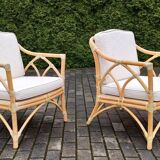 Table & Chairs by McGuire, 1980s