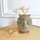 Pique flowers owl zoomorphic ceramic owl 70