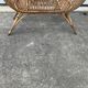 Vintage rattan cradle