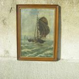 Peinture "thème marine"