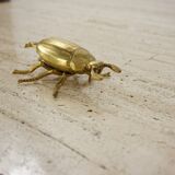 60s coffee table in teak and travertine