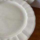 Set 8 assiettes dessert ivoire Bernardeau B&C