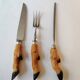 Couverts de service pied de biche