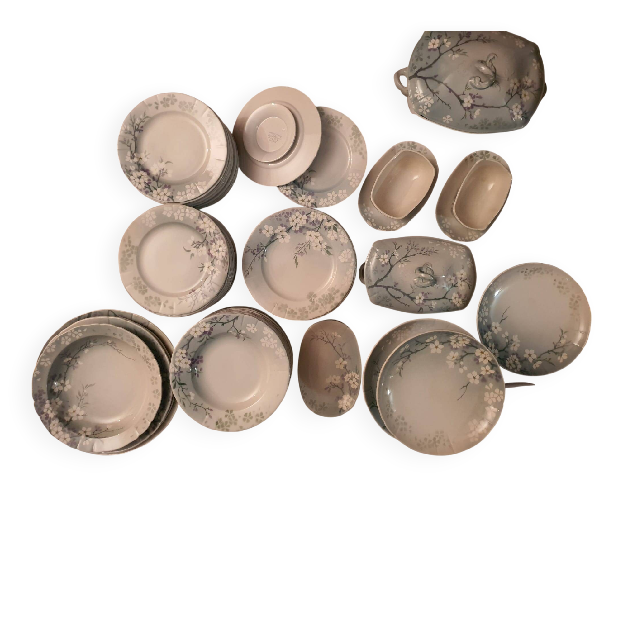 Lunéville faience lot