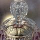 Lampe parisienne vintage à pampilles et cristal ciselé