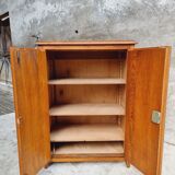 Old oak cabinet kitchen cupboard or shoe cabinet