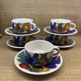 Set of 5 big coffe cups Villeroy & Boch Acapulco