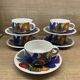 Set of 5 big coffe cups Villeroy & Boch Acapulco