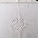 Old linen sheet monogram a d 224 x 312 cm