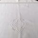 Old linen sheet monogram a d 224 x 312 cm