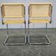 Pair of Italian Cesca Cantilever Chairs after Marcel Breuer, 1970s