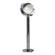 Une lampe de sol en chrome "espace" italienne du 20e siècle vers 1970