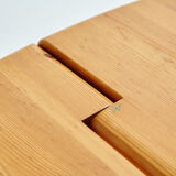Pinewood dining set by rainer daumiller for hanex, set of 7