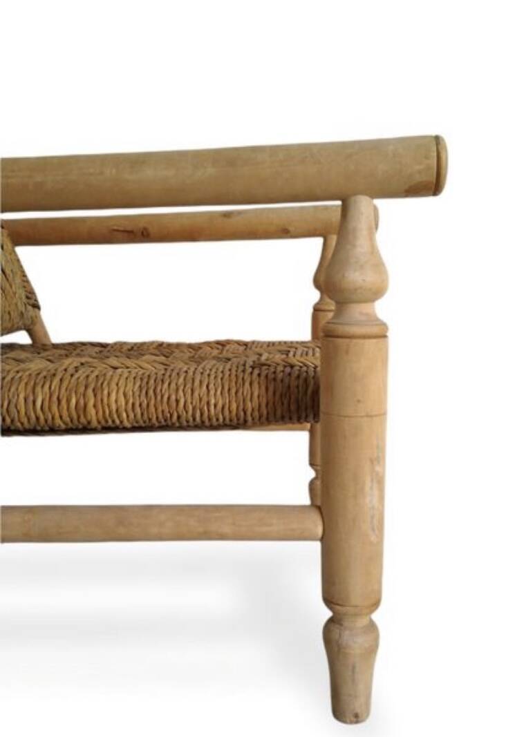 Fauteuil en corde d’Abaca- Audoux et Minet ?