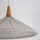 Suspension ELEONORE — 60 cm, striped olive linen and cotton