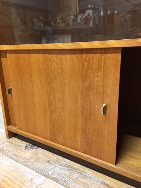 Buffet vitré portes coulissantes 1960